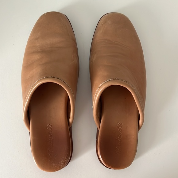 Madewell The Louisa Mule Amber Tan Camel Size 7.5 - Picture 4 of 9
